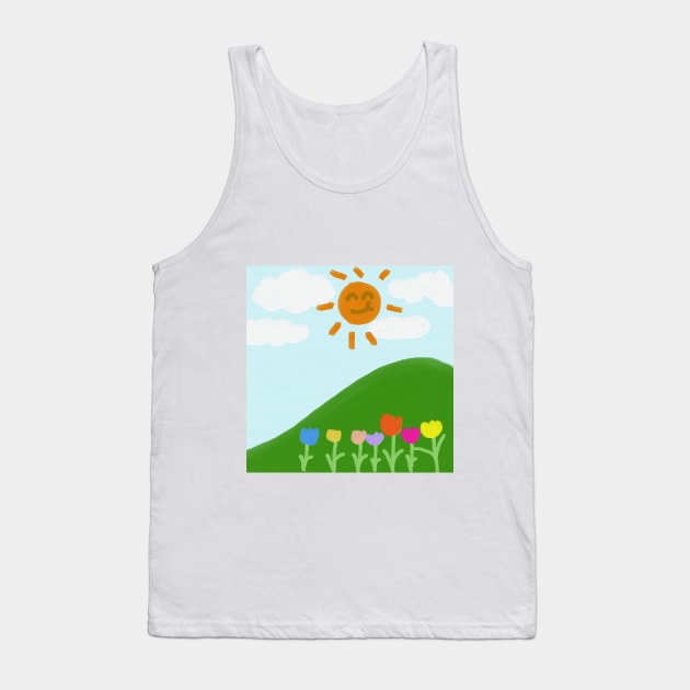 minimalist oil painting Tank Top by daisymumi